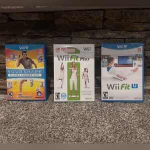 Wii Fitness Your Shape Fitness Evolved 2014, Wii fit Plus, Wii fit U